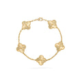 14ct Clover Charm Bracelet