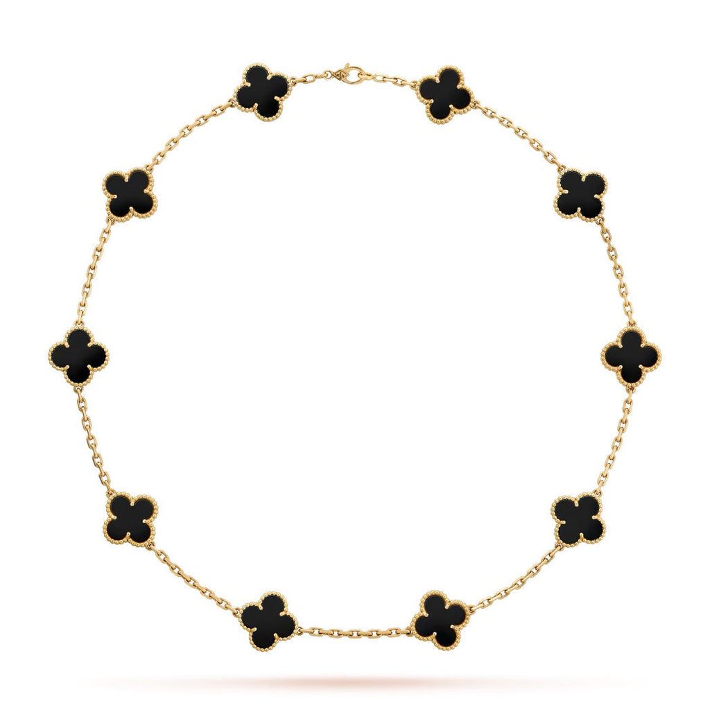 14ct Clover Charm Necklace