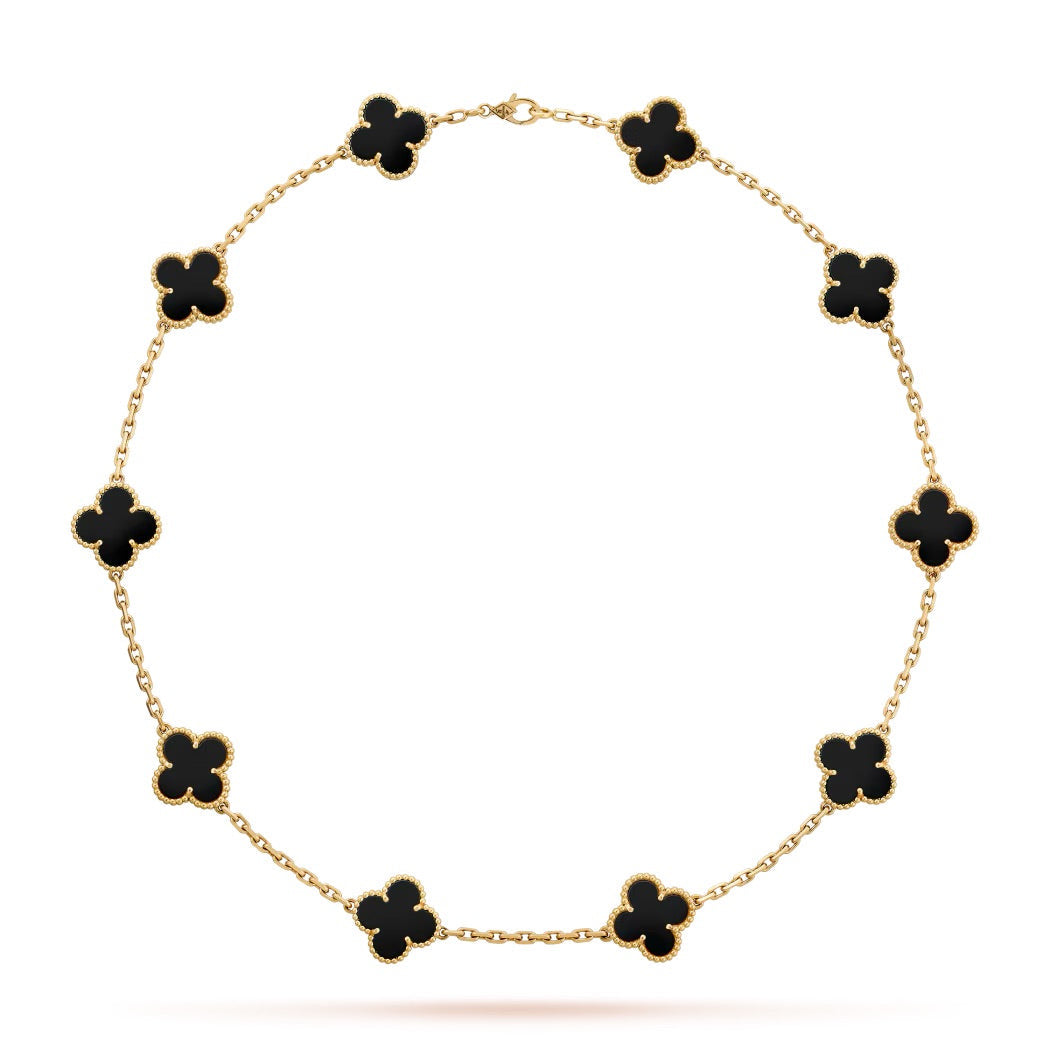 14ct Clover Charm Necklace