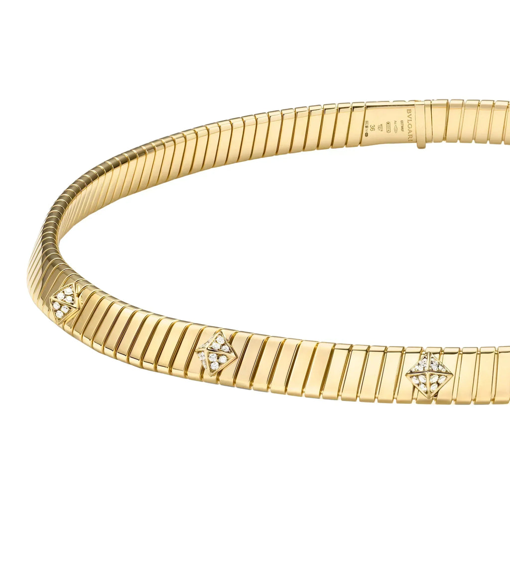 14ct Yellow Gold Tubogas Necklace