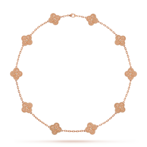 14ct Clover Charm Necklace