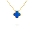 14ct Clover Charm Pendant/Agate