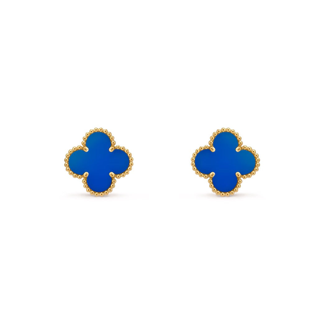 14ct Clover Charm Earrings