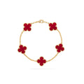 14ct Clover Charm Bracelet