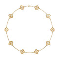 14ct Clover Charm Necklace